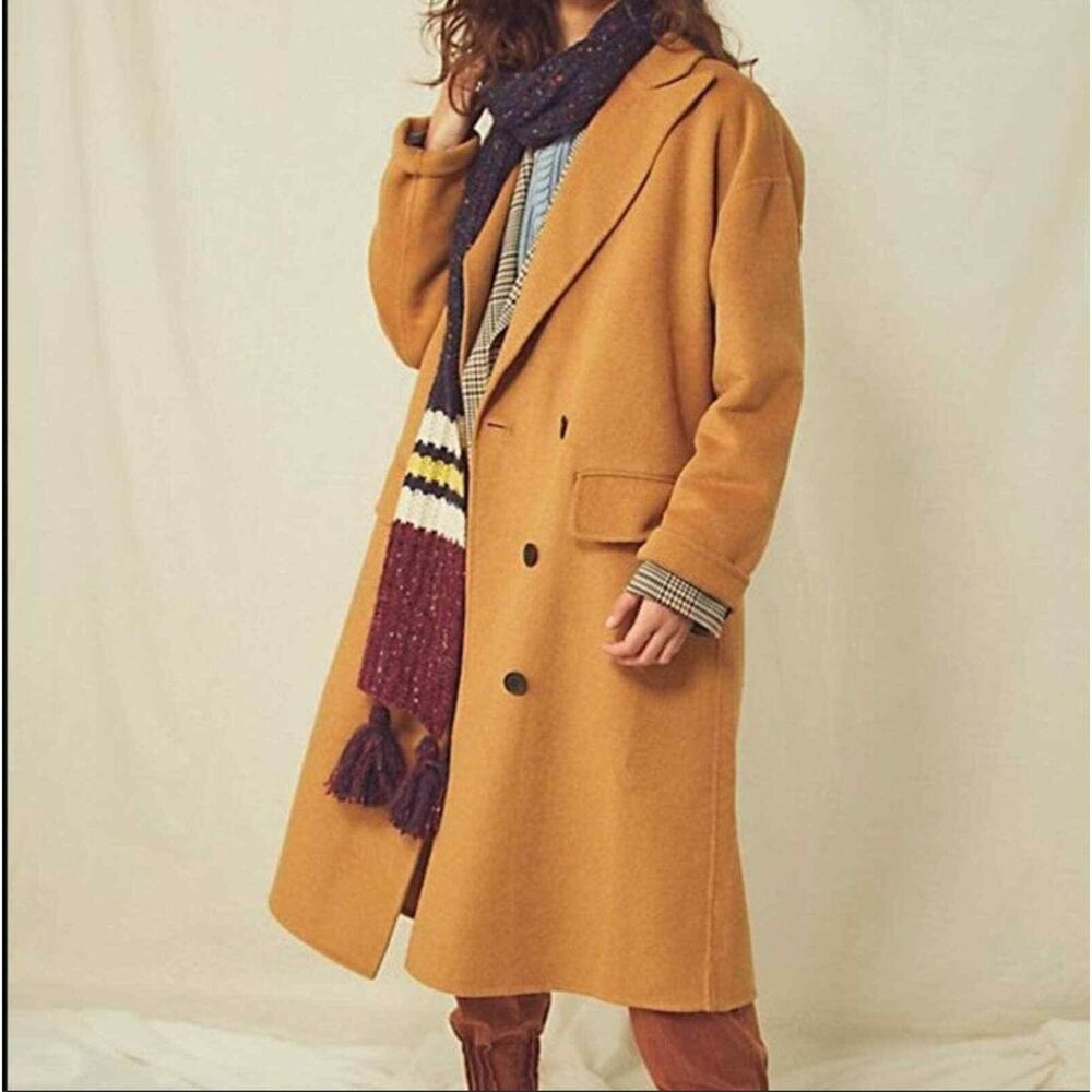 Free People | Wool Blend Coat Winter Blazer Jacket Medium
